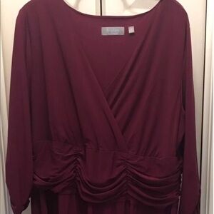 B-slim Maroon Dress